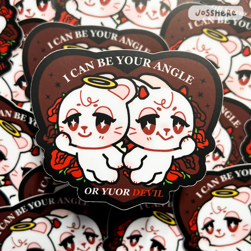 Angle or Devil - Die-cut Sticker