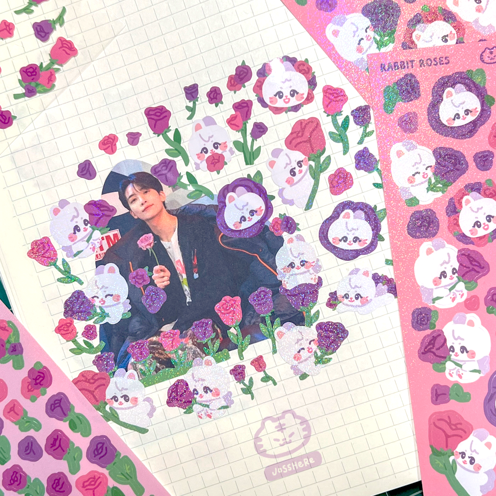 Roses - Holo Sticker Sheet