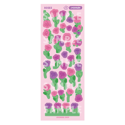 Roses - Holo Sticker Sheet