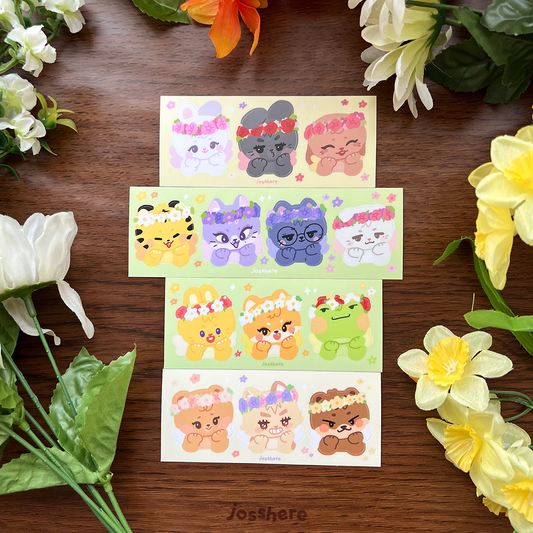 Flower Crown Friends 🌼 Sticker Sheets